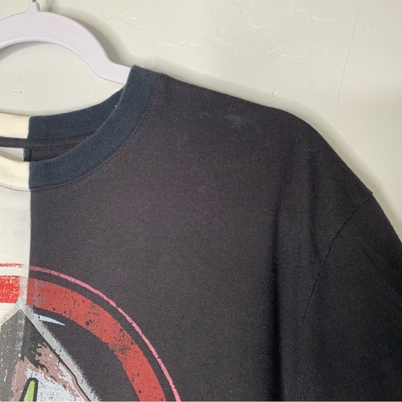 Pink Floyd Two Tone Split Graphic Band Tee Black White Rock Shirt Size Large - Picture 5 of 12